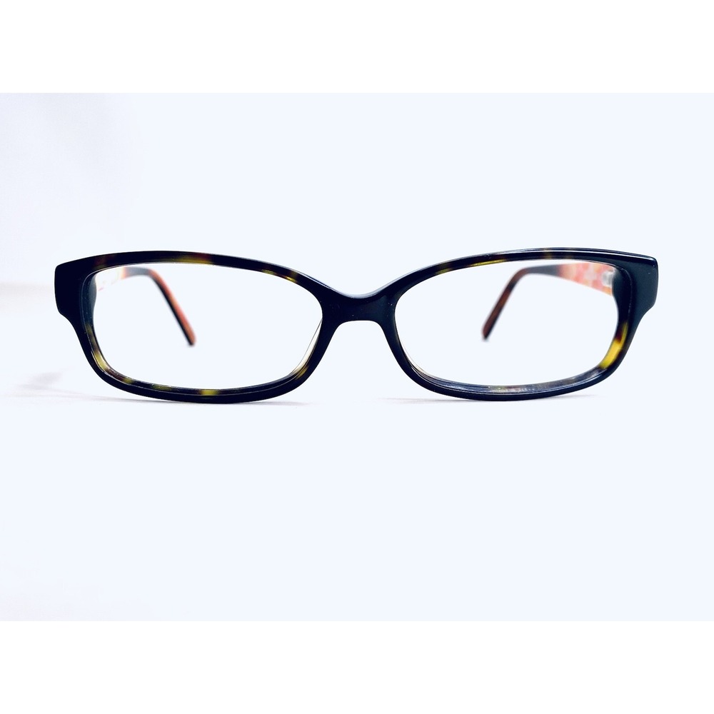 Kate Spade NY Brown Amber Tortoise Cat Eye Glasses Lorelei OX22 52 14 135